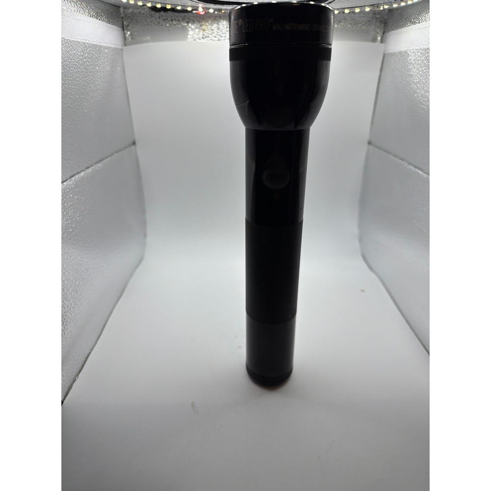 Maglite LED Pro Flashlight Black Aluminum D-Cell D2P01048521 Made in USA